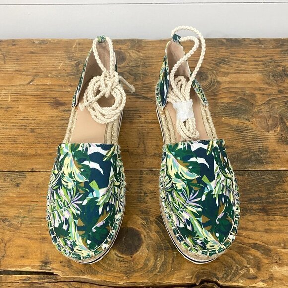 JLO (Jennifer Lopez) Larenn Tropical Jungle Espadrilles, Women’s Size 7.5 M - Picture 7 of 11